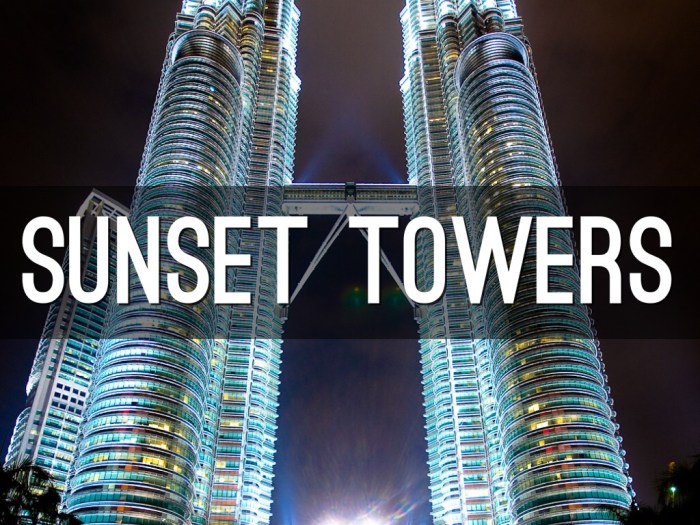 Sunset towers in the westing game