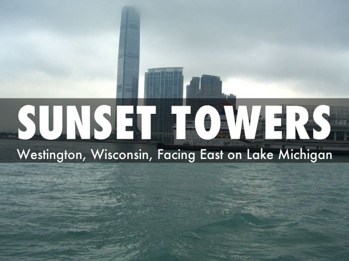 Sunset towers in the westing game