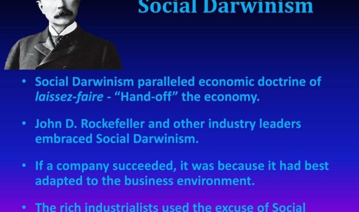 Social darwinism vs gospel of wealth