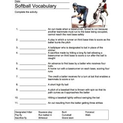 Softball packet 19 answer key