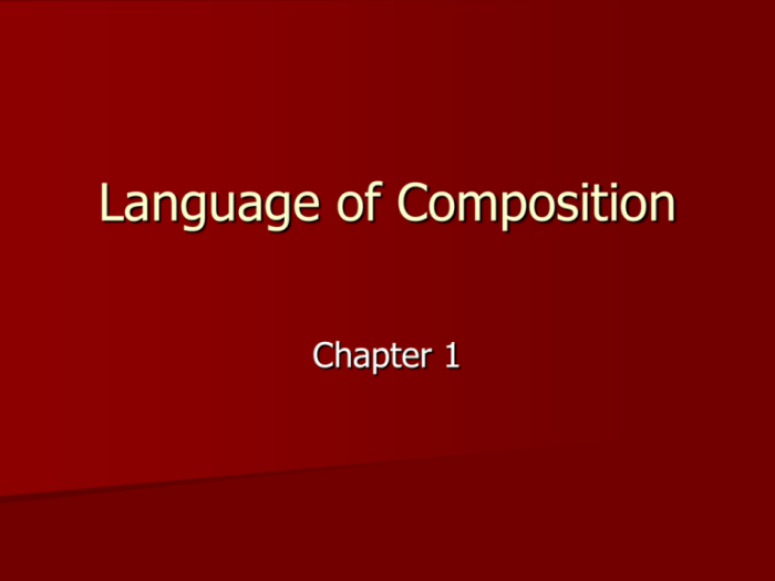 The language of composition third edition pdf