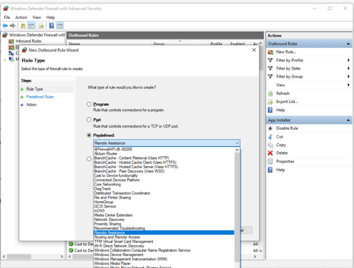 Simulation lab 9.2 module 09 configuring defender firewall-ports